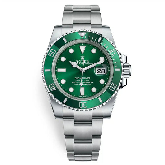 Rolex Submariner Hulk 116610LV, Green Dial & Bezel