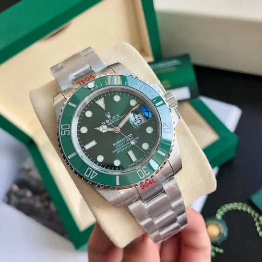 Rolex Submariner Hulk 116610LV, Green Dial & Bezel